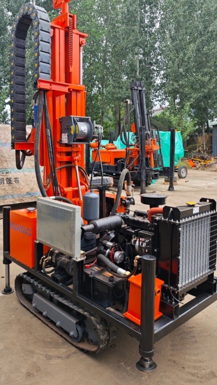 Drilling setup on-site
