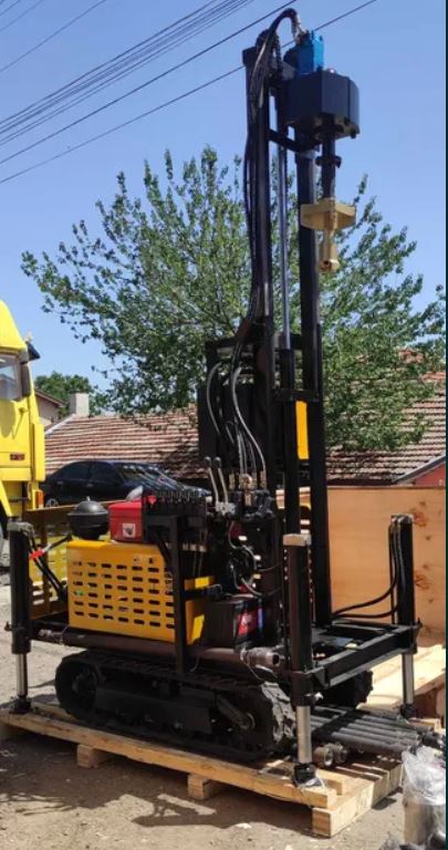 Drilling setup on-site